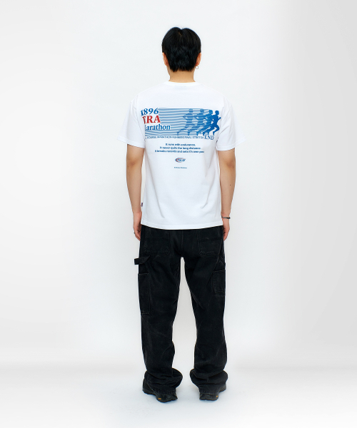 LAUGHER(ラファー)の「マラソンTシャツ - ホワイト(Tシャツ/カットソー・レディース・ホワイト・LARGE/X-LARGE/MEDIUM)」の12枚目の写真