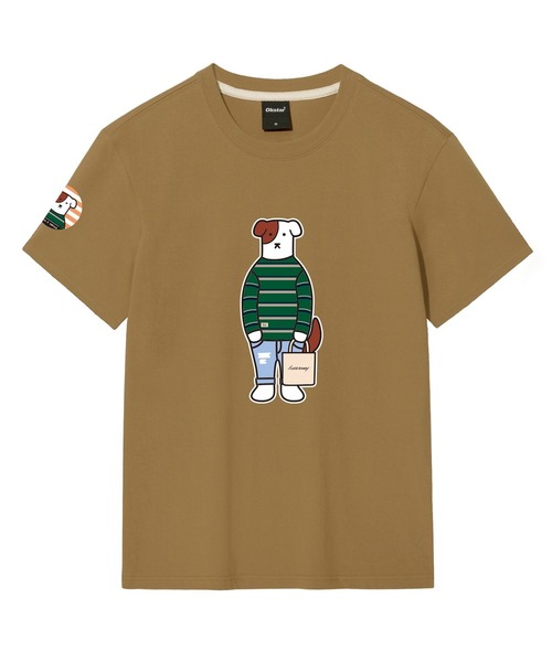 OKSTAR(オクスター)の「カジュアルブロドックバンファルティ(Tシャツ/カットソー・レディース・ホワイト/ブラック/ネイビー/グレー/ダークグリーン/ベージュ/ダークブルー/クリーム/ライトグレー/ライトベージュ/ダークグレー/カーキ・SMALL/MEDIUM/LARGE/X-LARGE/2XL/3XL/4XL)」の6枚目の写真