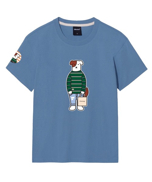 OKSTAR(オクスター)の「カジュアルブロドックバンファルティ(Tシャツ/カットソー・レディース・ホワイト/ブラック/ネイビー/グレー/ダークグリーン/ベージュ/ダークブルー/クリーム/ライトグレー/ライトベージュ/ダークグレー/カーキ・SMALL/MEDIUM/LARGE/X-LARGE/2XL/3XL/4XL)」の12枚目の写真
