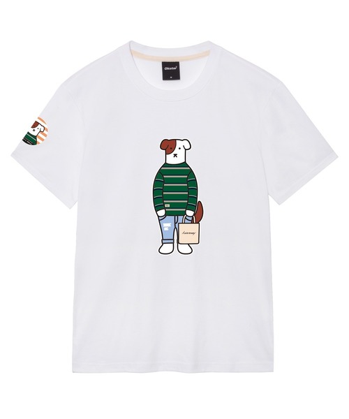 OKSTAR(オクスター)の「カジュアルブロドックバンファルティ(Tシャツ/カットソー・レディース・ホワイト/ブラック/ネイビー/グレー/ダークグリーン/ベージュ/ダークブルー/クリーム/ライトグレー/ライトベージュ/ダークグレー/カーキ・SMALL/MEDIUM/LARGE/X-LARGE/2XL/3XL/4XL)」の1枚目の写真