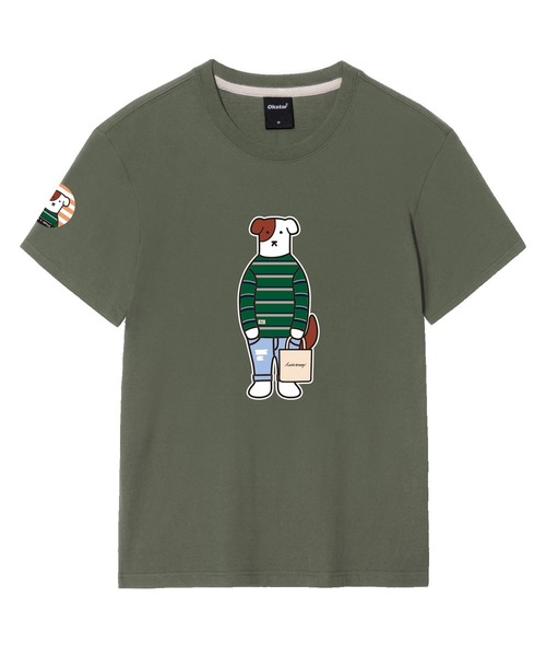 OKSTAR(オクスター)の「カジュアルブロドックバンファルティ(Tシャツ/カットソー・レディース・ホワイト/ブラック/ネイビー/グレー/ダークグリーン/ベージュ/ダークブルー/クリーム/ライトグレー/ライトベージュ/ダークグレー/カーキ・SMALL/MEDIUM/LARGE/X-LARGE/2XL/3XL/4XL)」の10枚目の写真