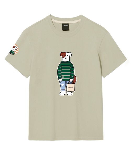 OKSTAR(オクスター)の「カジュアルブロドックバンファルティ(Tシャツ/カットソー・レディース・ホワイト/ブラック/ネイビー/グレー/ダークグリーン/ベージュ/ダークブルー/クリーム/ライトグレー/ライトベージュ/ダークグレー/カーキ・SMALL/MEDIUM/LARGE/X-LARGE/2XL/3XL/4XL)」の8枚目の写真