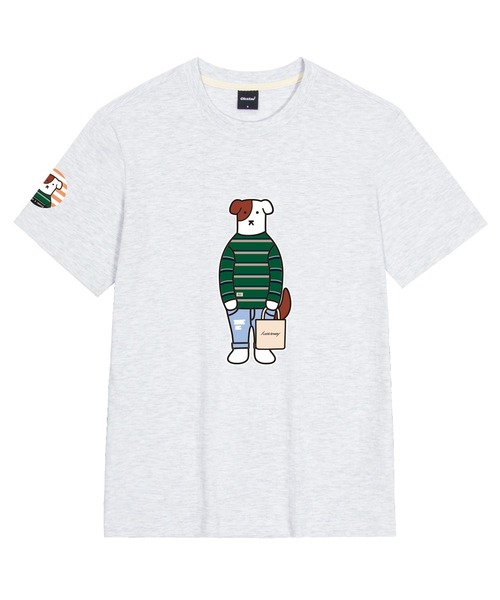 OKSTAR(オクスター)の「カジュアルブロドックバンファルティ(Tシャツ/カットソー・レディース・ホワイト/ブラック/ネイビー/グレー/ダークグリーン/ベージュ/ダークブルー/クリーム/ライトグレー/ライトベージュ/ダークグレー/カーキ・SMALL/MEDIUM/LARGE/X-LARGE/2XL/3XL/4XL)」の3枚目の写真