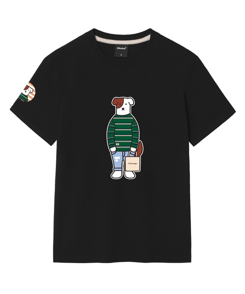OKSTAR(オクスター)の「カジュアルブロドックバンファルティ(Tシャツ/カットソー・レディース・ホワイト/ブラック/ネイビー/グレー/ダークグリーン/ベージュ/ダークブルー/クリーム/ライトグレー/ライトベージュ/ダークグレー/カーキ・SMALL/MEDIUM/LARGE/X-LARGE/2XL/3XL/4XL)」の2枚目の写真