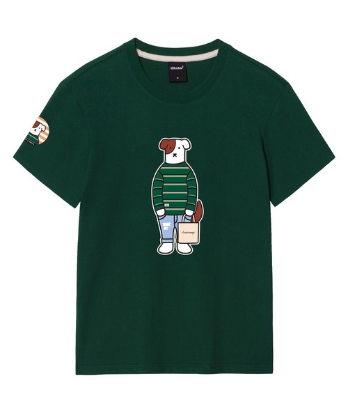 OKSTAR(オクスター)の「カジュアルブロドックバンファルティ(Tシャツ/カットソー・レディース・ホワイト/ブラック/ネイビー/グレー/ダークグリーン/ベージュ/ダークブルー/クリーム/ライトグレー/ライトベージュ/ダークグレー/カーキ・SMALL/MEDIUM/LARGE/X-LARGE/2XL/3XL/4XL)」の9枚目の写真