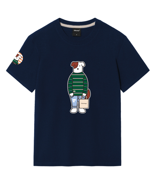 OKSTAR(オクスター)の「カジュアルブロドックバンファルティ(Tシャツ/カットソー・レディース・ホワイト/ブラック/ネイビー/グレー/ダークグリーン/ベージュ/ダークブルー/クリーム/ライトグレー/ライトベージュ/ダークグレー/カーキ・SMALL/MEDIUM/LARGE/X-LARGE/2XL/3XL/4XL)」の14枚目の写真