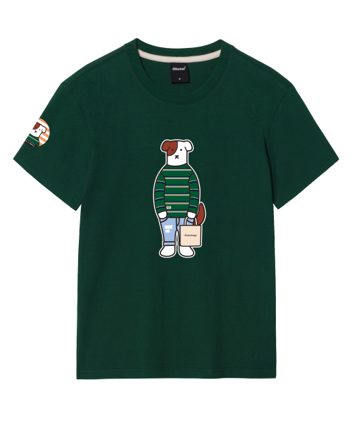 OKSTAR(オクスター)の「カジュアルブロドックバンファルティ(Tシャツ/カットソー・レディース・ホワイト/ブラック/ネイビー/グレー/ダークグリーン/ベージュ/ダークブルー/クリーム/ライトグレー/ライトベージュ/ダークグレー/カーキ・SMALL/MEDIUM/LARGE/X-LARGE/2XL/3XL/4XL)」の15枚目の写真
