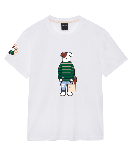 OKSTAR(オクスター)の「カジュアルブロドックバンファルティ(Tシャツ/カットソー・レディース・ホワイト/ブラック/ネイビー/グレー/ダークグリーン/ベージュ/ダークブルー/クリーム/ライトグレー/ライトベージュ/ダークグレー/カーキ・SMALL/MEDIUM/LARGE/X-LARGE/2XL/3XL/4XL)」の16枚目の写真