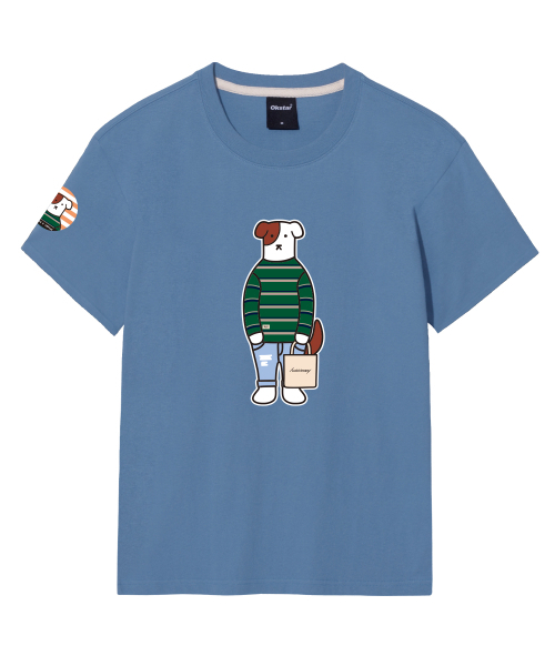 OKSTAR(オクスター)の「カジュアルブロドックバンファルティ(Tシャツ/カットソー・レディース・ホワイト/ブラック/ネイビー/グレー/ダークグリーン/ベージュ/ダークブルー/クリーム/ライトグレー/ライトベージュ/ダークグレー/カーキ・SMALL/MEDIUM/LARGE/X-LARGE/2XL/3XL/4XL)」の19枚目の写真