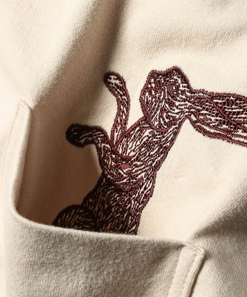 Paul Smith（ポールスミス）の「"Rabbit Pocket" 半袖Tシャツ / 263505 919TP（Tシャツ/カットソー・メンズ・ホワイト/ライトベージュ・MEDIUM/LARGE/X-LARGE）」の6枚目の写真