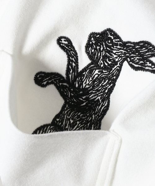 Paul Smith（ポールスミス）の「"Rabbit Pocket" 半袖Tシャツ / 263505 919TP（Tシャツ/カットソー・メンズ・ホワイト/ライトベージュ・MEDIUM/LARGE/X-LARGE）」の10枚目の写真