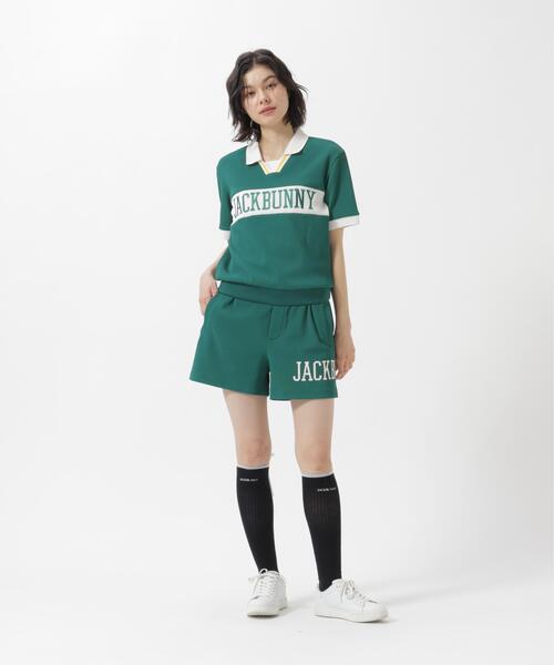 Jack Bunny!!（ジャックバニー）の「【Jack Bunny!!】BodyShellEXワッフル ショートパンツ（その他パンツ・レディース・グリーン・MEDIUM）」の2枚目の写真