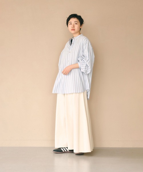 kha:ki（カーキ）の「「KHA:KI / カーキ」GOLD DOT SHIRT（シャツ/ブラウス・レディース・ブルー/ホワイト/チェック・1/2）」の13枚目の写真
