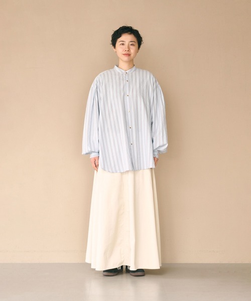 kha:ki（カーキ）の「「KHA:KI / カーキ」GOLD DOT SHIRT（シャツ/ブラウス・レディース・ブルー/ホワイト/チェック・1/2）」の19枚目の写真