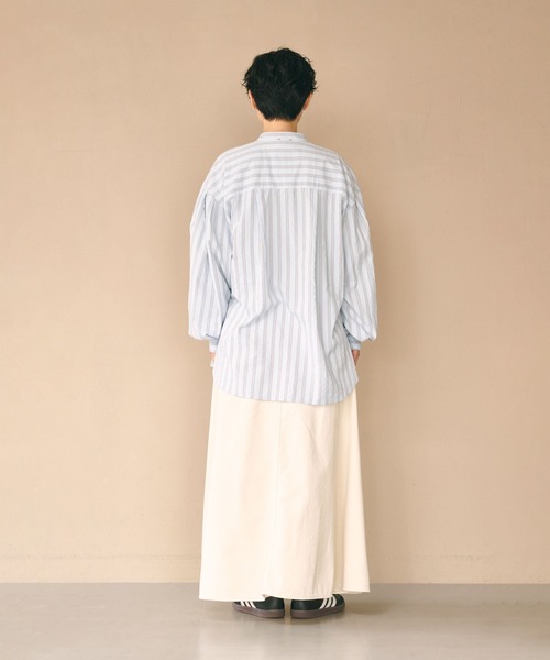kha:ki（カーキ）の「「KHA:KI / カーキ」GOLD DOT SHIRT（シャツ/ブラウス・レディース・ブルー/ホワイト/チェック・1/2）」の21枚目の写真