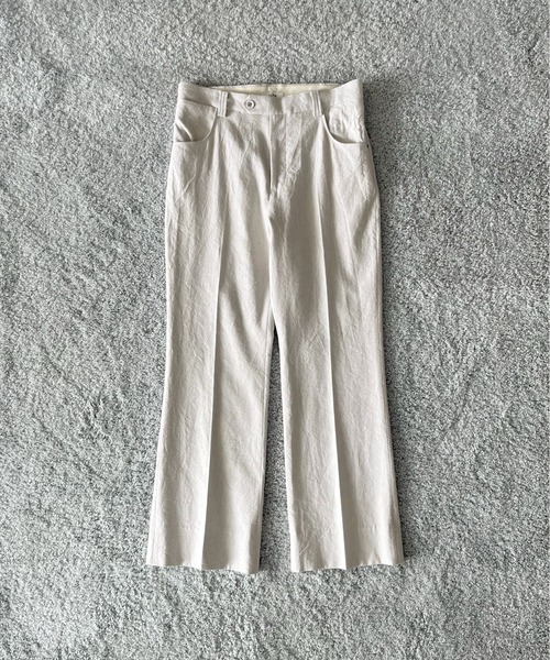 saby(サバイ)の「【EXCLUSIVE】saby The wide flare trouser(スラックス・メンズ・ライトブラウン/キナリ・1/2)」の11枚目の写真