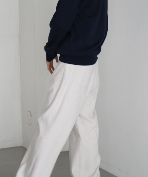 saby(サバイ)の「【EXCLUSIVE】saby The wide flare trouser(スラックス・メンズ・ライトブラウン/キナリ・1/2)」の7枚目の写真