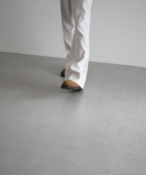 saby(サバイ)の「【EXCLUSIVE】saby The wide flare trouser(スラックス・メンズ・ライトブラウン/キナリ・1/2)」の5枚目の写真