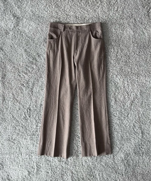 saby(サバイ)の「【EXCLUSIVE】saby The wide flare trouser(スラックス・メンズ・ライトブラウン/キナリ・1/2)」の22枚目の写真