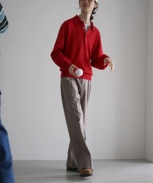 saby(サバイ)の「【EXCLUSIVE】saby The wide flare trouser(スラックス・メンズ・ライトブラウン/キナリ・1/2)」の19枚目の写真