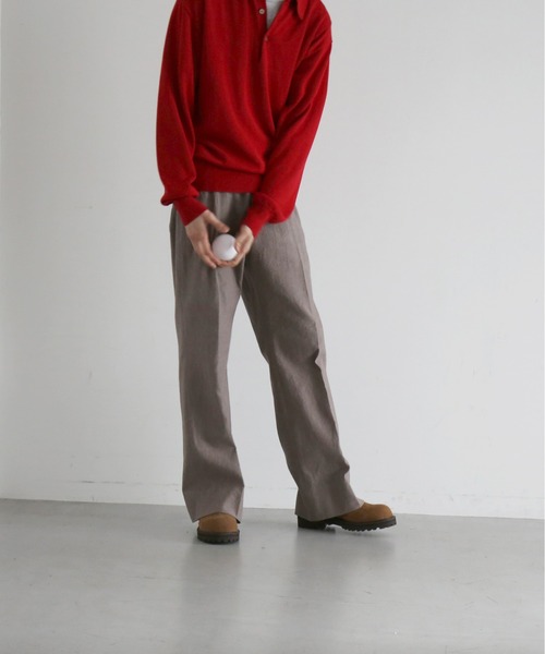 saby(サバイ)の「【EXCLUSIVE】saby The wide flare trouser(スラックス・メンズ・ライトブラウン/キナリ・1/2)」の15枚目の写真