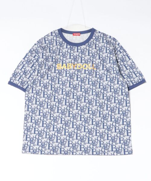 BABYDOLL(ベビードール)の「親子お揃い 1stモノグラムTシャツ 1793A (ボトムス別売)(Tシャツ/カットソー・メンズ・アッシュグレー/ネイビー・ユニセックスM/ユニセックスL/ユニセックスXL/ユニセックスS)」の9枚目の写真