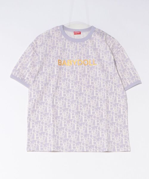 BABYDOLL(ベビードール)の「親子お揃い 1stモノグラムTシャツ 1793A (ボトムス別売)(Tシャツ/カットソー・メンズ・アッシュグレー/ネイビー・ユニセックスM/ユニセックスL/ユニセックスXL/ユニセックスS)」の3枚目の写真