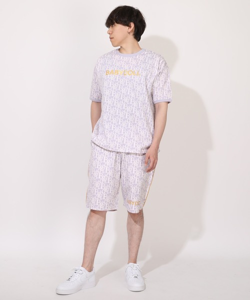 BABYDOLL(ベビードール)の「親子お揃い 1stモノグラムTシャツ 1793A (ボトムス別売)(Tシャツ/カットソー・メンズ・アッシュグレー/ネイビー・ユニセックスM/ユニセックスL/ユニセックスXL/ユニセックスS)」の4枚目の写真