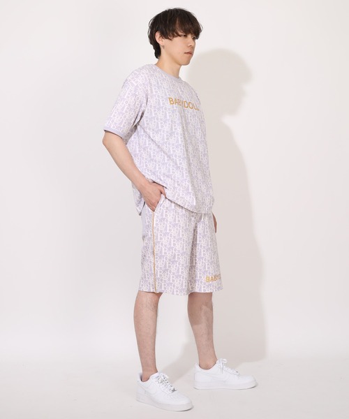 BABYDOLL(ベビードール)の「親子お揃い 1stモノグラムTシャツ 1793A (ボトムス別売)(Tシャツ/カットソー・メンズ・アッシュグレー/ネイビー・ユニセックスM/ユニセックスL/ユニセックスXL/ユニセックスS)」の7枚目の写真