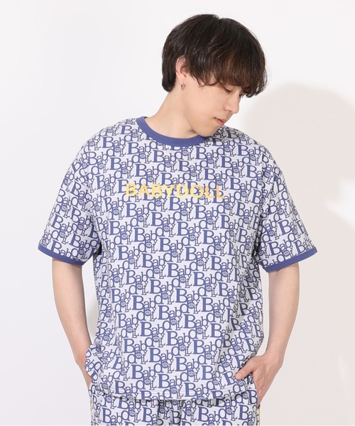 BABYDOLL(ベビードール)の「親子お揃い 1stモノグラムTシャツ 1793A (ボトムス別売)(Tシャツ/カットソー・メンズ・アッシュグレー/ネイビー・ユニセックスM/ユニセックスL/ユニセックスXL/ユニセックスS)」の13枚目の写真
