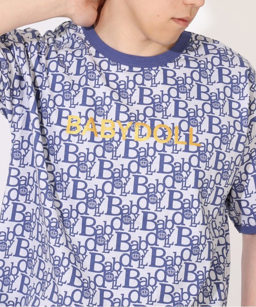 BABYDOLL(ベビードール)の「親子お揃い 1stモノグラムTシャツ 1793A (ボトムス別売)(Tシャツ/カットソー・メンズ・アッシュグレー/ネイビー・ユニセックスM/ユニセックスL/ユニセックスXL/ユニセックスS)」の14枚目の写真