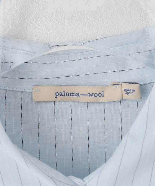 Paloma Wool(パロマウール)の「PALOMA WOOL / パロマウール BRUNA(シャツ/ブラウス・レディース・ブルー・X-SMALL/SMALL)」の6枚目の写真