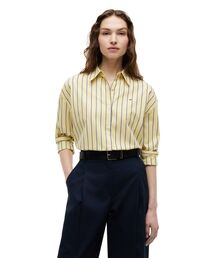 セール】オックスフォードクロップドラッフルロングスリーブシャツ