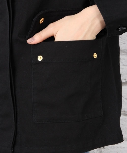 LEPSIM(レプシィム)の「ミリタリーブルゾン 708371(ブルゾン・レディース・カモフラージュ/ブラック/カーキ・LARGE/MEDIUM)」の15枚目の写真