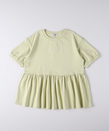 VIVIAN BLUE | VIVIAN BLUE(ヴィヴィアンブルー)ワンポイント刺繍ペプラムＴシャツ(Tシャツ/カットソー)