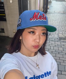 NEW ERA（ニューエラ）の「ニューエラ【NEW ERA】- ニューヨーク・メッツ キャップ HOMEGAME別注【New York Mets 59Fifty 40th Anniv. Blue】（キャップ）」