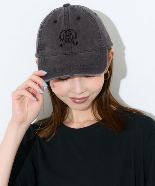 coca(coca)(コカ)の「エンブレム刺繍ウォッシュキャップ(キャップ・レディース・ブラック/ネイビー・ONE SIZE)」の9枚目の写真