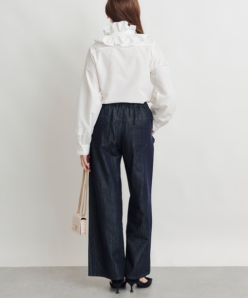 PICCIN（ピッチン）の「エリザベスブラウス（シャツ/ブラウス・レディース・ブラック/オフホワイト・M）」の5枚目の写真
