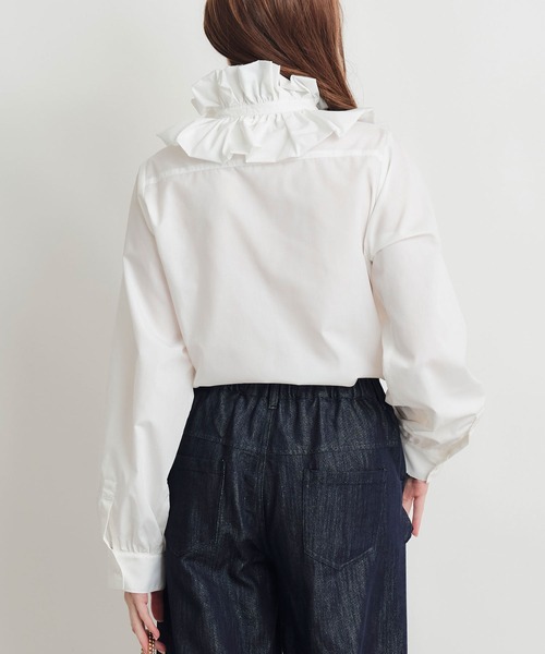 PICCIN（ピッチン）の「エリザベスブラウス（シャツ/ブラウス・レディース・ブラック/オフホワイト・M）」の20枚目の写真