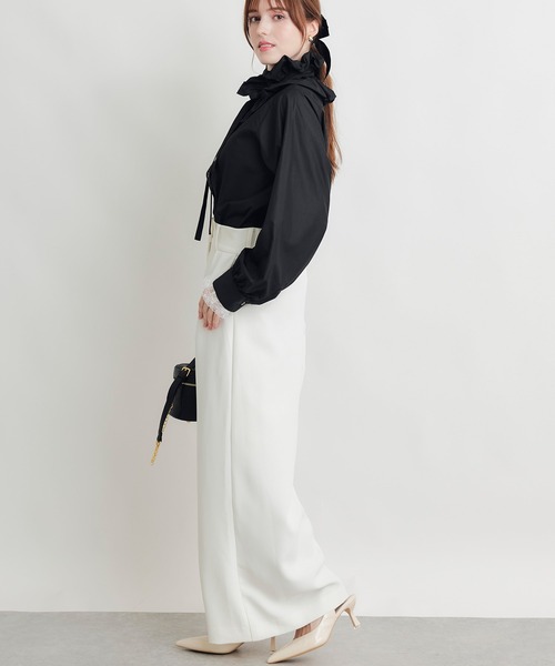 PICCIN（ピッチン）の「エリザベスブラウス（シャツ/ブラウス・レディース・ブラック/オフホワイト・M）」の13枚目の写真