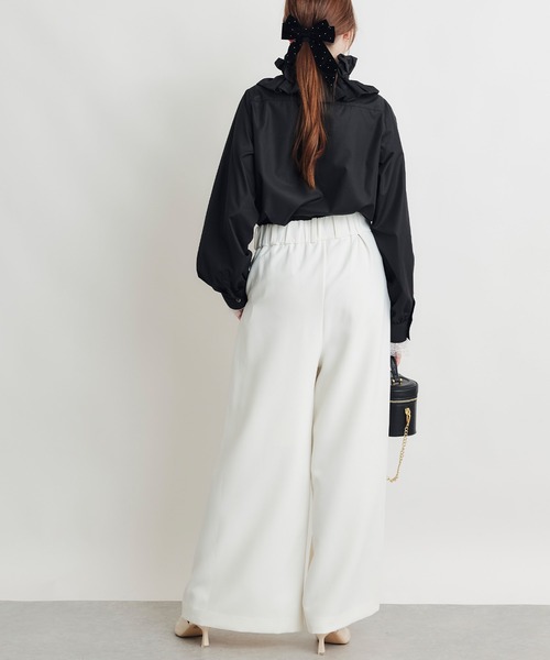 PICCIN（ピッチン）の「エリザベスブラウス（シャツ/ブラウス・レディース・ブラック/オフホワイト・M）」の14枚目の写真