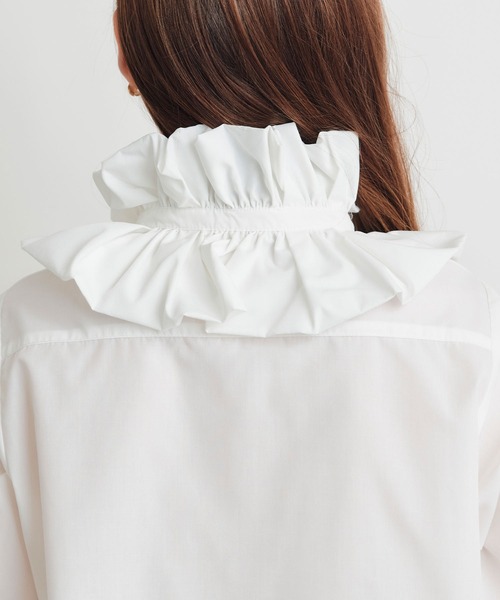 PICCIN（ピッチン）の「エリザベスブラウス（シャツ/ブラウス・レディース・ブラック/オフホワイト・M）」の16枚目の写真