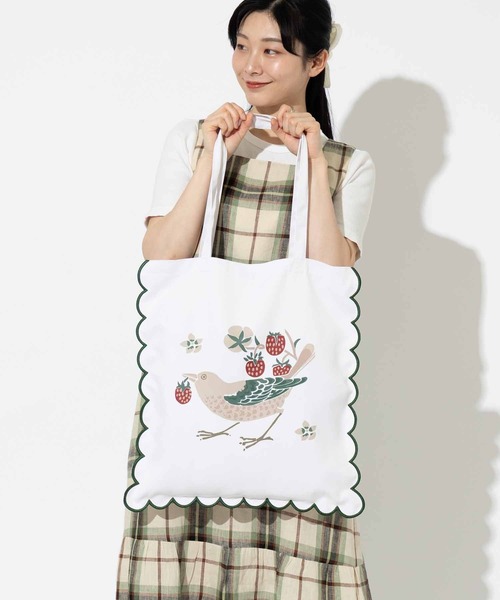 Jubilee（ジュビリー）の「ウィリアムモリス柄 スカラップトートバッグ ショッパー サブバック（トートバッグ・レディース・その他2/その他3/その他1・FREE）」の14枚目の写真