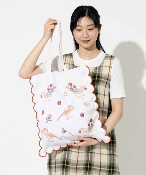 Jubilee（ジュビリー）の「ウィリアムモリス柄 スカラップトートバッグ ショッパー サブバック（トートバッグ・レディース・その他2/その他3/その他1・FREE）」の19枚目の写真