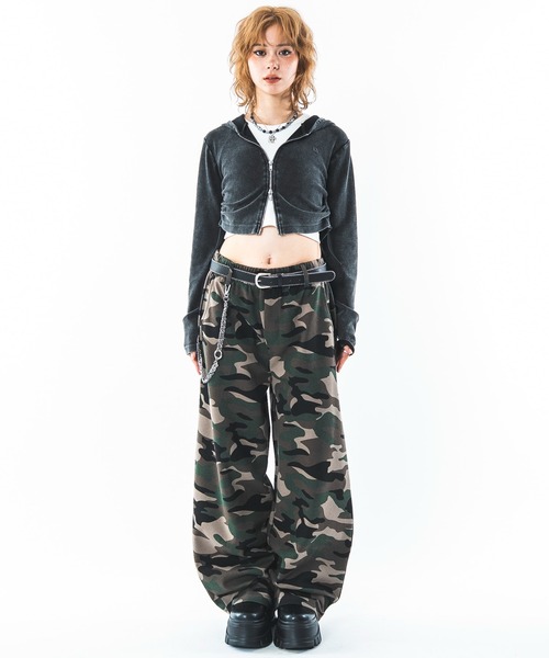 SHORT ROUND(ショートラウンド)の「SHORT ROUND/【26年春夏新作】ライトスウェットフェザーモチーフパンツ(スウェットパンツ・メンズ・ブラック/グレー/その他1・LARGE/MEDIUM)」の17枚目の写真