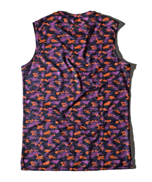 ELDORESO(エルドレッソ)の「Ndereba Sleeveless / ヌデレバスリーブレス(Tシャツ/カットソー・メンズ・パープル・SMALL)」の2枚目の写真