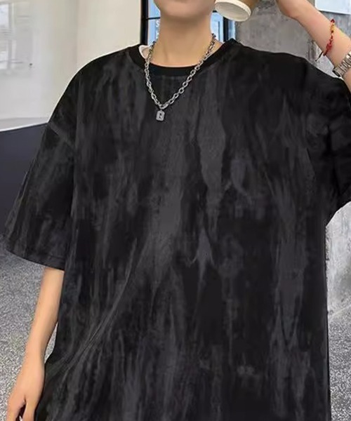 KELVIN（ケルヴァン）の「Marble Wash Tee マーブルウォッシュTシャツ（Tシャツ/カットソー・メンズ・ホワイト/ブラック・MEDIUM/LARGE）」の7枚目の写真
