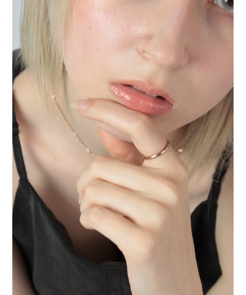 Bilan(ビラン)の「( 金属アレルギー軽減 サージカルステンレス ) スリムグロウシンプルリング / 【BILAN】 Slim Glow Simple Ring(リング・レディース・ピンクゴールド/ゴールド・14号/16号/11号)」の7枚目の写真