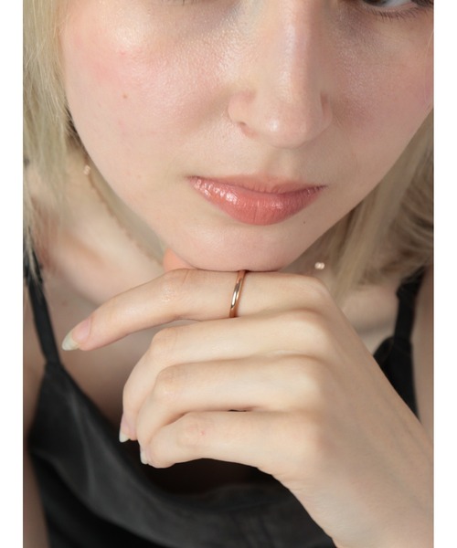 Bilan(ビラン)の「( 金属アレルギー軽減 サージカルステンレス ) スリムグロウシンプルリング / 【BILAN】 Slim Glow Simple Ring(リング・レディース・ピンクゴールド/ゴールド・14号/16号/11号)」の8枚目の写真