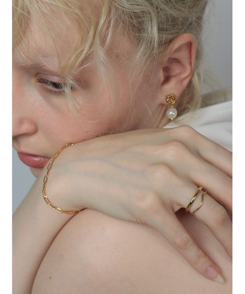 Bilan(ビラン)の「( 金属アレルギー軽減 サージカルステンレス ) スリムグロウシンプルリング / 【BILAN】 Slim Glow Simple Ring(リング・レディース・ピンクゴールド/ゴールド・14号/16号/11号)」の5枚目の写真